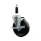 Service Caster 5'' SS Phenolic Swivel 7/8'' Expanding Stem Caster with Brake SCC-SSEX20S514-PHS-TLB-78 - alternate 1